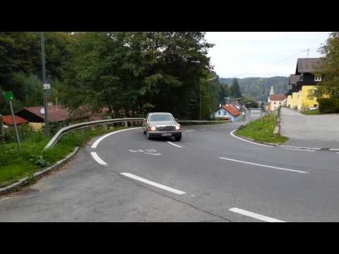 Mercedes W126 500 SEL im Drift: Herr Direktor hats eilig