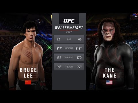 Bruce Lee vs. Kane (EA Sports UFC 2) - Epic Battle 💯 🐲 - Dragon Fights 🐉