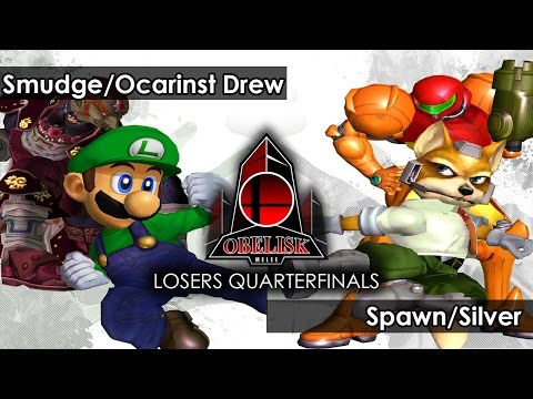 Melee: Smudge/Ocarinst Drew V Spawn/Silver - Obelisk 46 Tournament SSBM