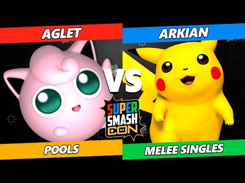 SSC 2023 - Aglet (jigglypuff) Vs. Arkian (Pikachu) Smash Melee Tournament