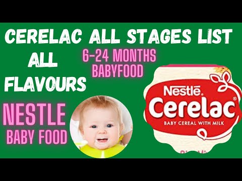 NESTLE CERELAC All Flavors || CERELAC All Stages List || 6-24 Months Baby Food #Nestle