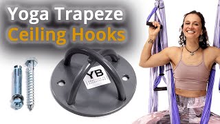 Ceiling Hooks | How to Hang Your Yoga Trapeze | YOGABODY [official]