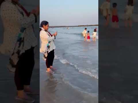 my family at the beach of united states of america
