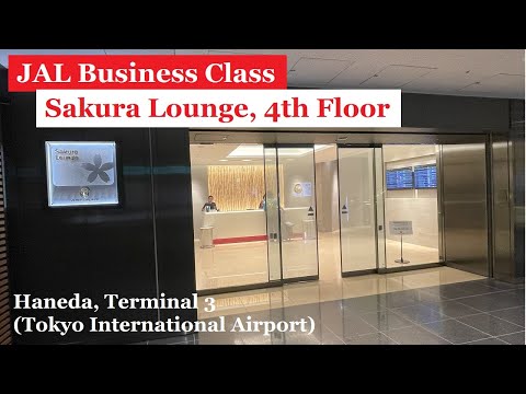 Japan Airlines Business Class Sakura Lounge, 4º andar - Haneda, Aeroporto Internacional de Tóquio