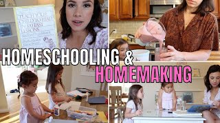 SOLO DITL MOM OF 3: HOMESCHOOLING PRESCHOOL & KINDER, HOMEMAKING