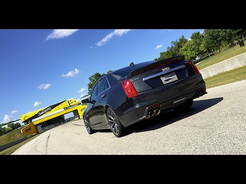 2016 Cadillac CTS-V FIRST DRIVE REVIEW @ Road America