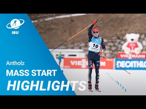 World Cup 21/22 Antholz: Men Mass Start Highlights