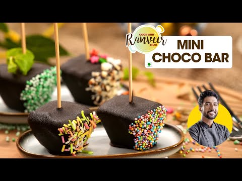 ChocoBar Ice Cream | सिर्फ 3 चीज़ों से झटपट चोकोबार आइस क्रीम | mini Chocobar at home | Chef Ranveer