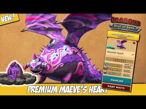 Premium Dragon Maeve's Heart (Buffalord) Max Level 175 | Dragons: Rise of Berk