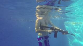 KWA LM4 GBB Underwater - Testing - Full Magazine