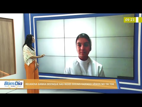 Religiosa ganha destaque nas redes sociais fazendo vídeos no Tik Tok 01 11 2021