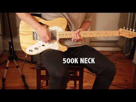 250k vs 500k pots - Fender 72 Thinline Telecaster