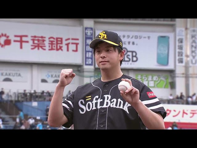 ホークス・大関友久投手ヒーローインタビュー 5月7日 千葉ロッテマリーンズ 対 福岡ソフトバンクホークス