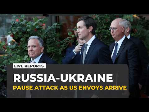 Russia-Ukraine pause strikes as US envoys push for Ukraine peace deal