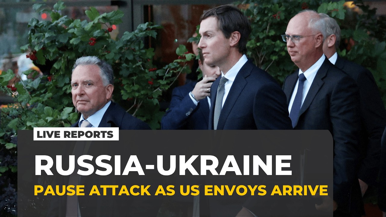 Russia-Ukraine pause strikes as US envoys push for Ukraine peace deal