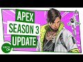 Apex Legends Season 3 BIGGEST UPDATE YET! New Legend Crypto, New MAP + WEAPON & MORE!