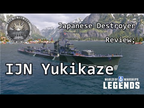 Japanese Destroyer; IJN Yukikaze Review; World of Warships Legends