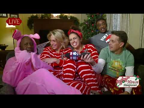 2017 Christmas Story House Sleepover WJW Fox 8 Cleveland TV