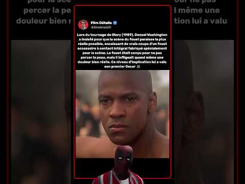 Lors du Tournage de Glory (1989), Denzel Washington a Cherché Quelque Chose de Douloureusement Réel
