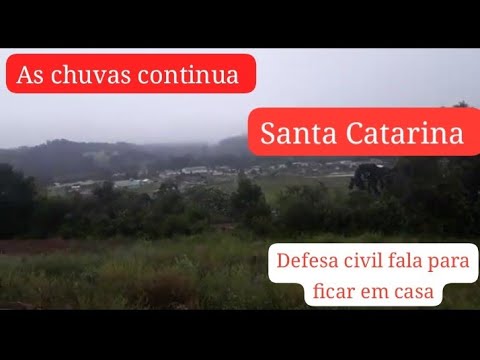 8 de outubro de 2023 Chuvas fortes em Santa Catarina Frei Rogério