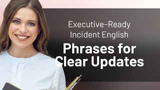 Executive-Ready Incident English: Phrases for Clear Updates