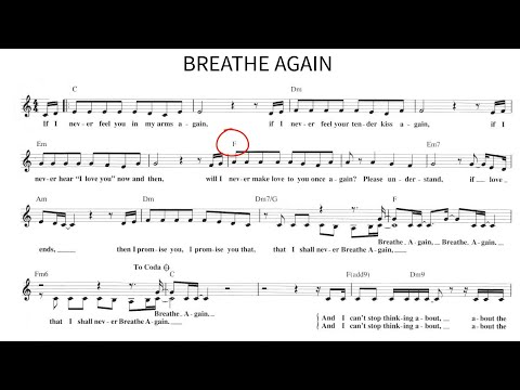 Breathe Again - Toni Braxton