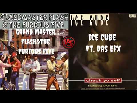 Grandmaster Flash & The Furious Five vs Ice Cube feat Das Efx (Mix By DJ 2Dope)