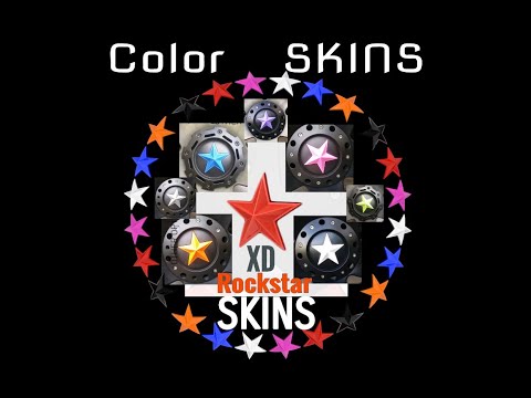 COLOR StarSKINS for ALL XD Rockstar wheels Series, I, II & III. 775, 811, 827, center star.