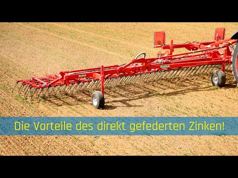 Die Vorteile des direkt gefederten Zinken | Präzisionsstriegel | EINBÖCK AEROSTAR-EXACT