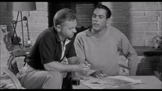 Drive a Crooked Road  (1954) ( Kevin McCarthy , Mickey Rooney)  scene.  720p
