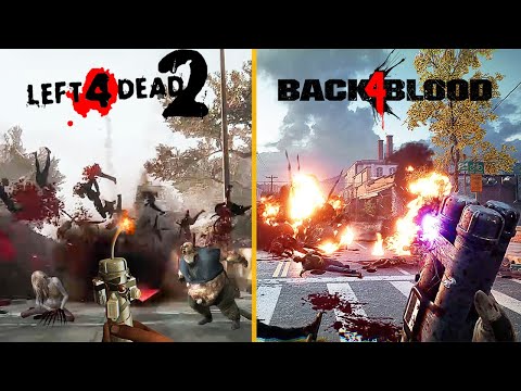 Attention to Detail & Physics Comparison: Left 4 Dead 2 Vs Back 4 Blood