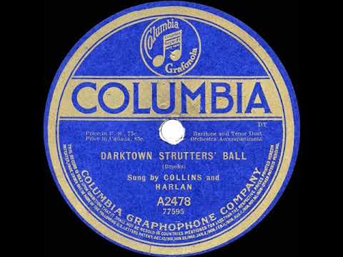 1917 Collins and Harlan - Darktown Strutters’ Ball