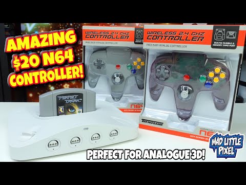 This $20 Wireless N64 Controller SHOCKED Me! Perfect For Analogue 3D! (Teknogame N64 Review)
