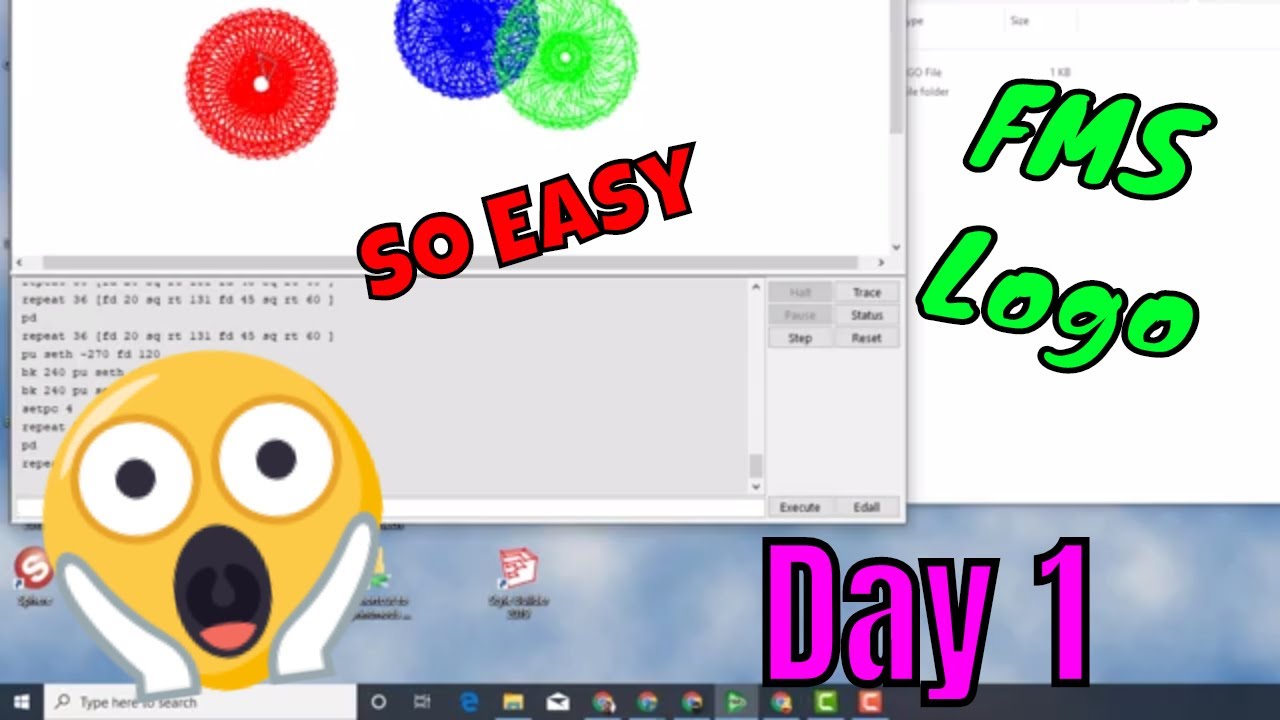 Learning Logo day 1 - Free Programming Fun in Minutes!