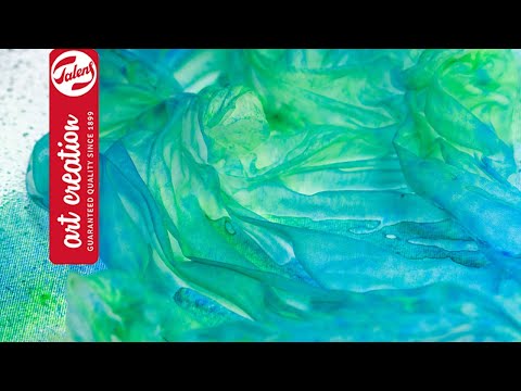 Design your own silk scarf | How to use textile paint Video