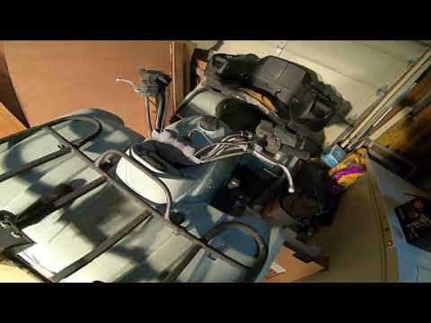 Installing new Warn winch  on Yamaha Kodiak ATV