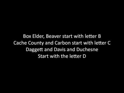 Utah Counties Lyrics