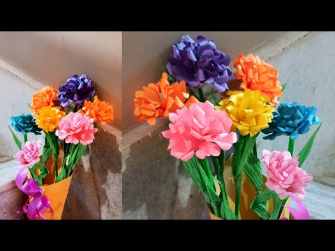 How to make  paper flower class-1