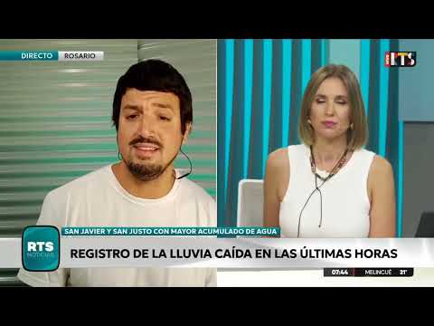 Las lluvias superaron los 100 mm en los departamentos San Justo y San Javier en Santa Fe