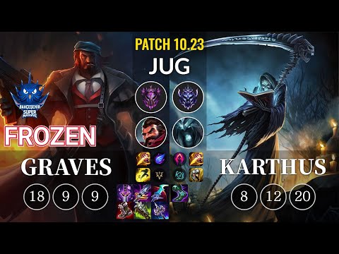 SUP Frozen Graves vs Karthus Jungle - KR Patch 10.23