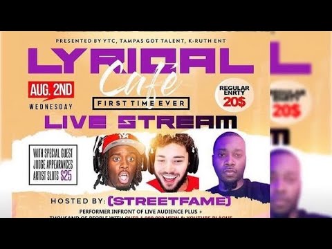 LYRICAL CAFE FIRST TIME EVER LIVE STREAM HOSTED BY K-RUTH ,MARLEY BANDO, TAAYLOR, WOOTS, FLASH, ICEY