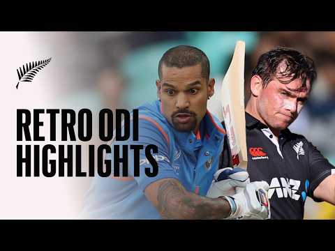 Retro Highlights 📺 Dhawan 💪 Gill 🔥 Williamson ⭐️ Latham 💯