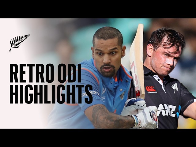 Dhawan Fireworks And Latham 💯 New Zealand v India ODI Highlights