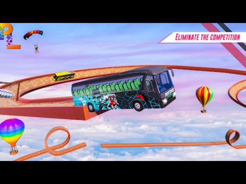 Impossible Bus Stunt Driving 2022 - Mega Ramp Racing Driving Simulator - Android Gameplay