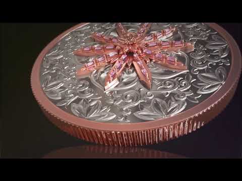 2 oz. Pure Platinum Pink Diamond Coin – Grandeur – Mintage: 30 (2021)