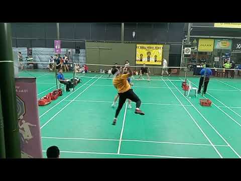 Badminton QF LSJ Men's Double Veteran - Beh Chin Joo / Fairuzizuan Vs Kok Ngun Kim / Tee Kok Wong