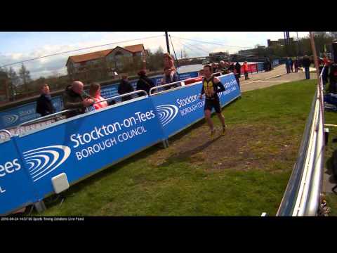 Finish line video thumbnail for The Stockton Standard Duathlon 2016