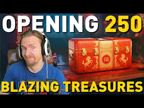 Opening 250 "Blazing Treasure" Boxes in World of Tanks