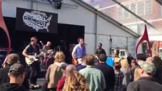 Will Hoge performs' Growing Up 'Round Here' live in Nashville on Broadway.