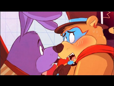 The Bunny Behind The Curtain || (Freddy X Bonnie Comic) FNAF Security Breach